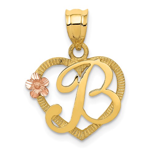 14k-two-tone-heart-letter-b-initial-pendant-SolomonJeweler-Wichita-KS-CustomJewelry
