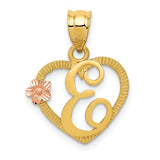 14k-two-tone-heart-letter-e-initial-pendant-SolomonJeweler-Wichita-KS-CustomJewelry