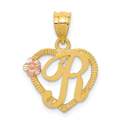 14k-two-tone-heart-letter-r-initial-pendant-SolomonJeweler-Wichita-KS-CustomJewelry