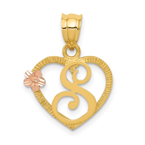 14k-two-tone-heart-letter-s-initial-pendant-SolomonJeweler-Wichita-KS-CustomJewelry