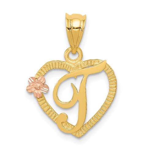 14k-two-tone-heart-letter-t-initial-pendant-SolomonJeweler-Wichita-KS-CustomJewelry