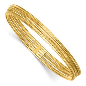 14k-3-strand-mesh-stretch-bracelet-SolomonJeweler-Wichita-KS-CustomJewelry