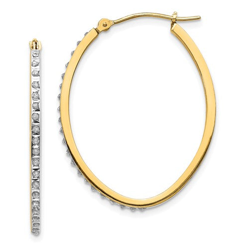 14k-diamond-fascination-diamond-dust-accent-oval-hoop-earrings-SolomonJeweler-Wichita-KS-CustomJewelry