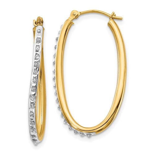 14k-diamond-fascination-diamond-dust-accent-oval-twist-hoop-earrings-SolomonJeweler-Wichita-KS-CustomJewelry