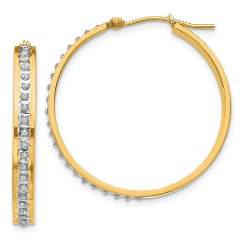 14k-diamond-fascination-diamond-dust-accent-hoop-earrings-SolomonJeweler-Wichita-KS-CustomJewelry