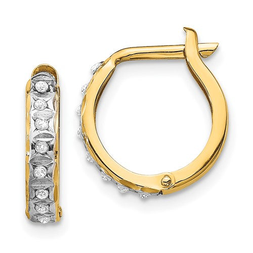 14k-diamond-fascination-dia-dust-accent-hinged-hoop-earrings-SolomonJeweler-Wichita-KS-CustomJewelry