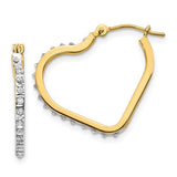 14k-diamond-fascination-diamond-dust-accent-heart-hoops-SolomonJeweler-Wichita-KS-CustomJewelry