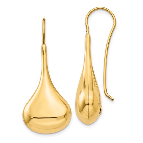 14k-polished-abstract-wire-earrings-SolomonJeweler-Wichita-KS-CustomJewelry