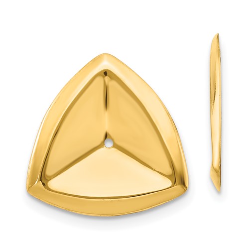 14k-polished-triangle-earring-jackets-SolomonJeweler-Wichita-KS-CustomJewelry