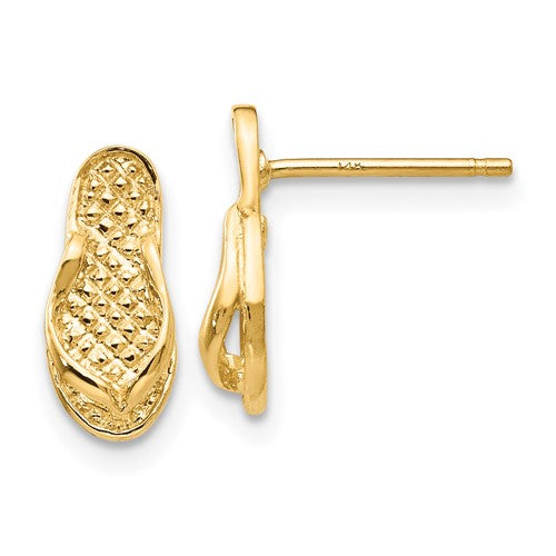 14k-flip-flop-earrings-SolomonJeweler-Wichita-KS-CustomJewelry