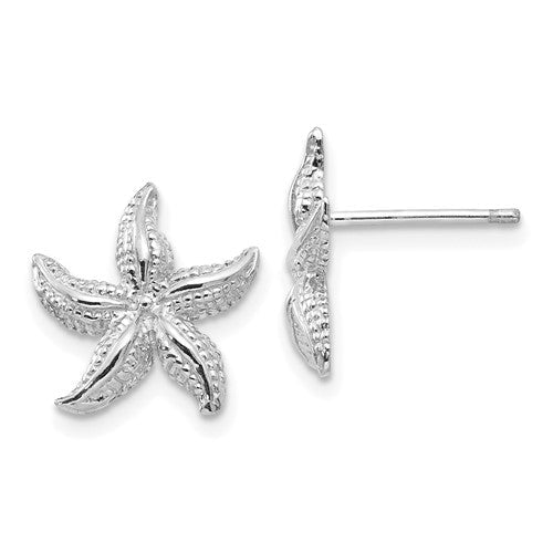 14k-white-gold-starfish-earrings-SolomonJeweler-Wichita-KS-CustomJewelry