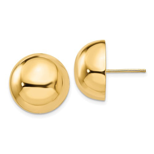 14k-polished-16mm-half-ball-post-earrings-SolomonJeweler-Wichita-KS-CustomJewelry