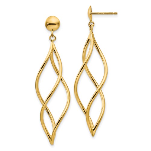 14k-curved-tube-dangle-earrings-SolomonJeweler-Wichita-KS-CustomJewelry