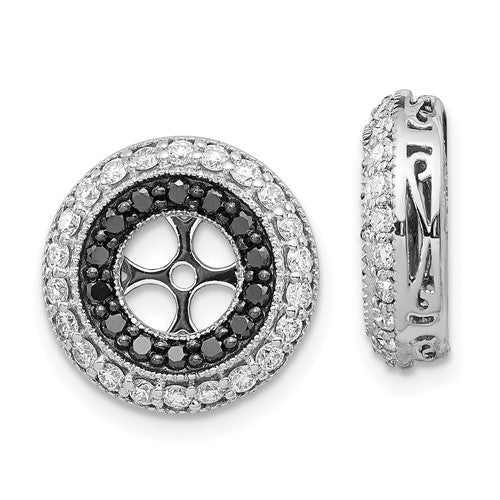14k-white-gold-black-and-white-diamond-earring-jackets-SolomonJeweler-Wichita-KS-CustomJewelry