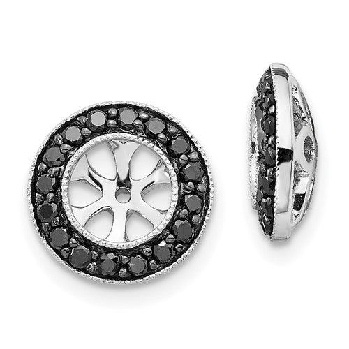 14k-white-gold-1-3ct-black-diamond-earring-jackets-SolomonJeweler-Wichita-KS-CustomJewelry