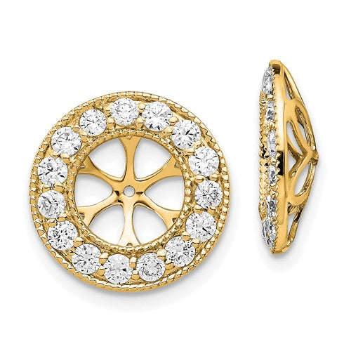 14k-1ct-diamond-earring-jackets-SolomonJeweler-Wichita-KS-CustomJewelry