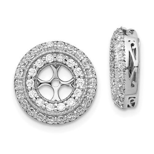 14k-white-gold-fancy-diamond-earring-jackets-SolomonJeweler-Wichita-KS-CustomJewelry