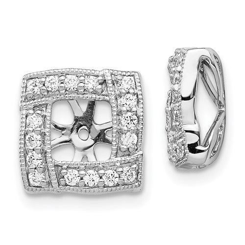 14k-white-gold-diamond-square-earring-jackets-SolomonJeweler-Wichita-KS-CustomJewelry