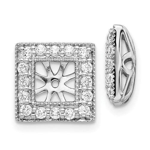 14k-white-gold-diamond-square-jacket-earrings-SolomonJeweler-Wichita-KS-CustomJewelry