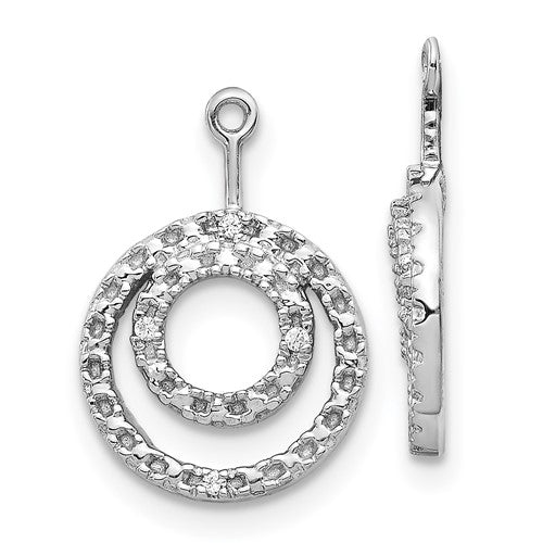 14k-white-gold-double-circle-diamond-earring-jackets-SolomonJeweler-Wichita-KS-CustomJewelry