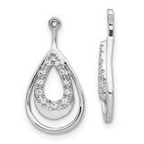 14k-white-gold-double-teardrop-diamond-earring-jackets-SolomonJeweler-Wichita-KS-CustomJewelry