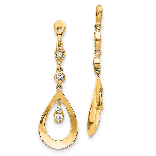 14k-teardrop-dangle-diamond-earring-jackets-SolomonJeweler-Wichita-KS-CustomJewelry