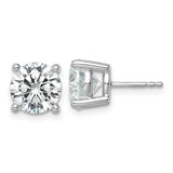 1 CT. T.W.  Round Certified Lab Diamond Solitaire Stud Earrings (VS1-E)