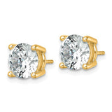 1 CT. T.W.  Round Certified Lab Diamond Solitaire Stud Earrings (VS1-E)