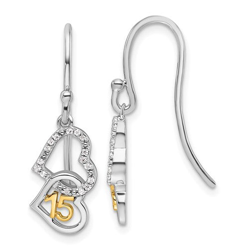 14k-two-tone-polished-diamond-quinceanera-double-heart-dangle-earrings-SolomonJeweler-Wichita-KS-CustomJewelry