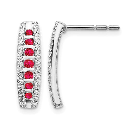 14k-white-gold-diamond-and-ruby-fancy-earrings-SolomonJeweler-Wichita-KS-CustomJewelry