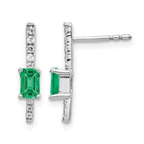 14k-white-gold-diamond-and-emerald-fancy-earrings-SolomonJeweler-Wichita-KS-CustomJewelry