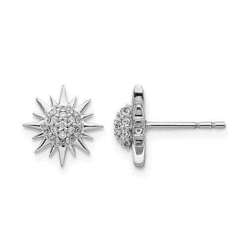 14k-white-gold-diamond-fancy-sun-star-earrings-SolomonJeweler-Wichita-KS-CustomJewelry