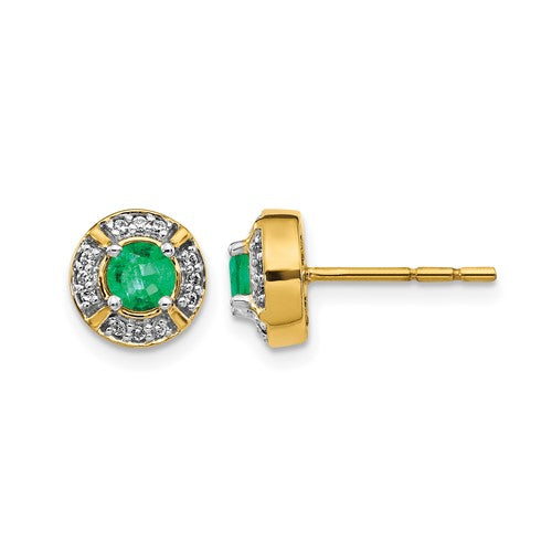 14k-diamond-and-emerald-fancy-halo-earrings-SolomonJeweler-Wichita-KS-CustomJewelry