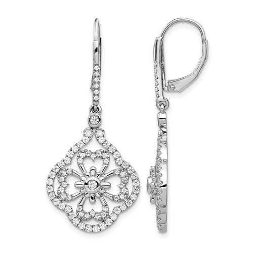 14k-white-gold-diamond-fancy-leverback-earrings-SolomonJeweler-Wichita-KS-CustomJewelry