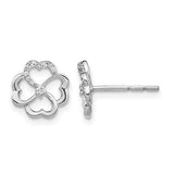 14k-white-gold-diamond-fancy-clover-earrings-SolomonJeweler-Wichita-KS-CustomJewelry