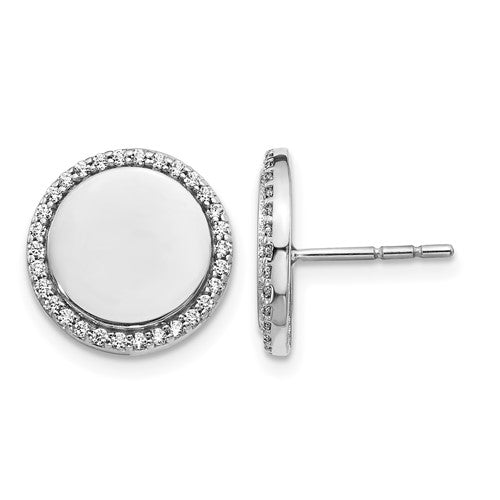 14k-white-gold-diamond-fancy-circle-earrings-SolomonJeweler-Wichita-KS-CustomJewelry