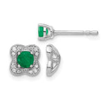 14k-white-gold-diamond-and-emerald-stud-w-jacket-earrings-SolomonJeweler-Wichita-KS-CustomJewelry