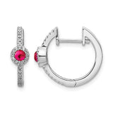 14k-white-gold-diamond-and-cabochon-ruby-earrings-SolomonJeweler-Wichita-KS-CustomJewelry