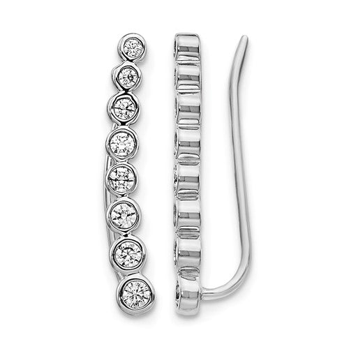 14k-white-gold-diamond-graduated-ear-climber-earrings-SolomonJeweler-Wichita-KS-CustomJewelry