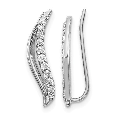 14k-white-gold-diamond-wave-ear-climber-earrings-SolomonJeweler-Wichita-KS-CustomJewelry