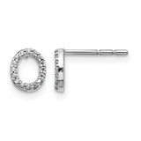 14k-white-gold-diamond-initial-o-earrings-SolomonJeweler-Wichita-KS-CustomJewelry