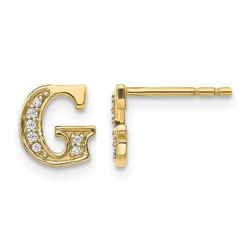 14k-diamond-initial-g-earrings-SolomonJeweler-Wichita-KS-CustomJewelry