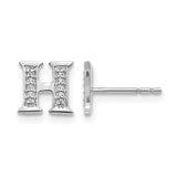 14k-white-gold-diamond-initial-h-earrings-SolomonJeweler-Wichita-KS-CustomJewelry