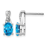 14k-white-gold-blue-topaz-and-diamond-earrings-SolomonJeweler-Wichita-KS-CustomJewelry