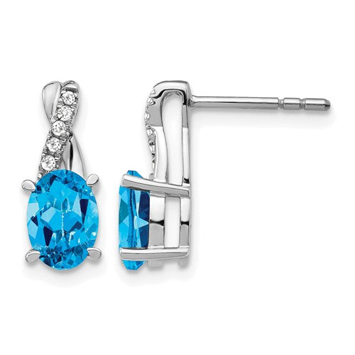 14k-white-gold-blue-topaz-and-diamond-earrings-SolomonJeweler-Wichita-KS-CustomJewelry