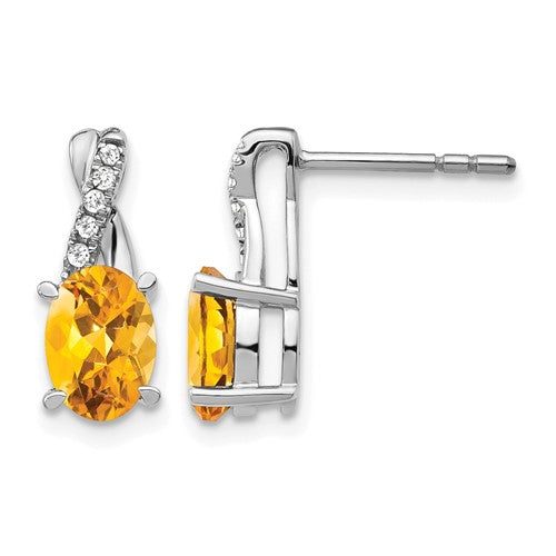14k-white-gold-citrine-and-diamond-earrings-SolomonJeweler-Wichita-KS-CustomJewelry