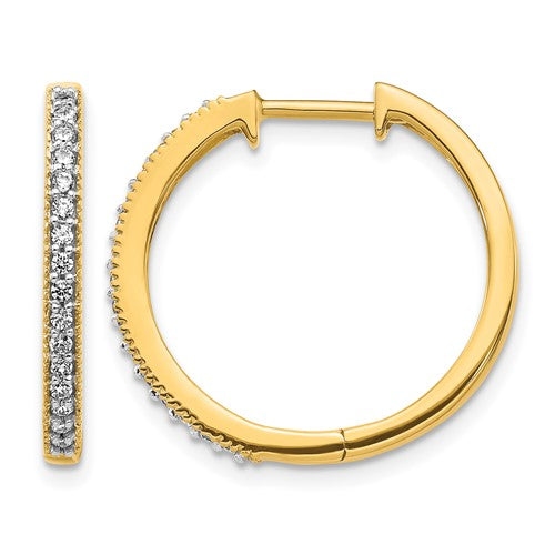 14k-yellow-gold-diamond-milgrain-hinged-hoop-earrings-SolomonJeweler-Wichita-KS-CustomJewelry