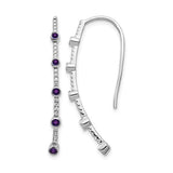 14k-white-gold-diamond-and-amethyst-earrings-SolomonJeweler-Wichita-KS-CustomJewelry