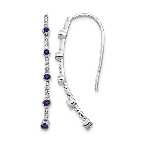 14k-white-gold-diamond-and-amethyst-earrings-SolomonJeweler-Wichita-KS-CustomJewelry