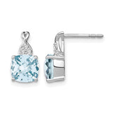 14k-white-gold-checkerboard-aquamarine-and-diamond-earrings-SolomonJeweler-Wichita-KS-CustomJewelry